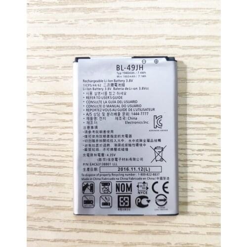 New 1940mAh BL-49JH Replacement Battery for LG K3 LS450 K4 K120 Spree K121 K130 k120e K130e BL49JH BL 49JH battery