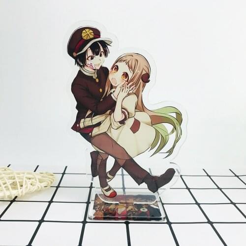 Anime Toilet-bound Hanako-Kun Keychain Acrylic Oranments Toilet Bound Jibaku Shounen Hanako Kun Desk Stand Model Cosplay Brelok