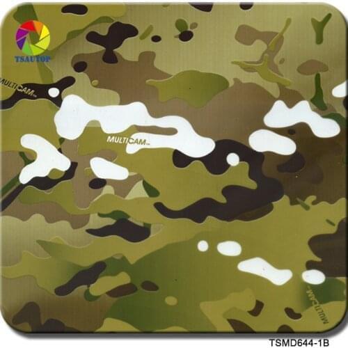 Free shipping 0.5mx2m/10m/20m Green Camo Hydro Dip Film Water Transfer Printing Liquid Film WDF644-1B