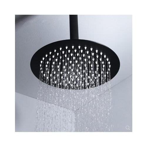 Free Shipping 10 inch 304 Stainless Steel Round Shower Head/Bathroom Shower System under High Pressure/Rainfall Shower Head