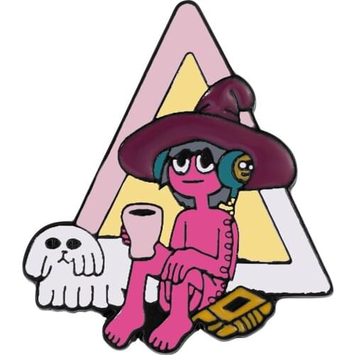 The Midnight Gospel hard enamel pin brooch Metal badges Clothing Bag accessories Decoration gifts