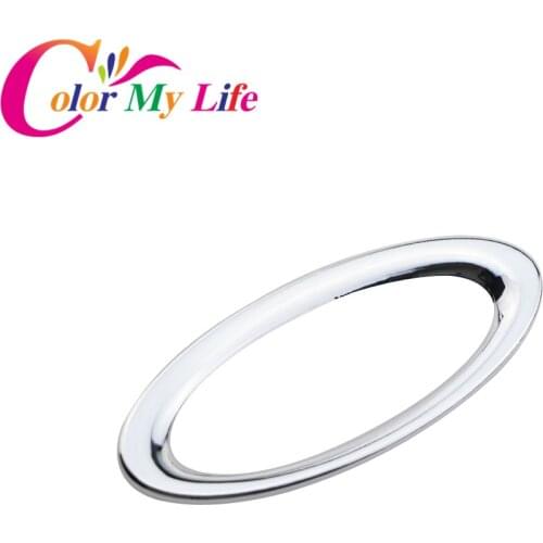 Color My Life Steering Wheel Abs Chrome Steering Logo Ring Sticker Case for Ford Mondeo 2009 2010 2011 2012 2013 2014 2015 Refit
