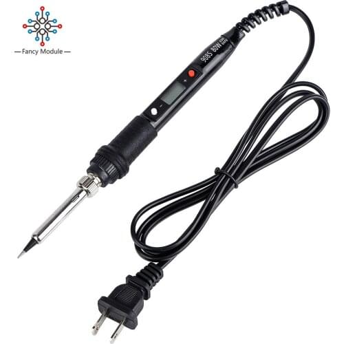 220V 110V 80W LCD Electric Soldering Iron 908S Adjustable Temperature Solder Iron With Soldering Iron Tips And Kits