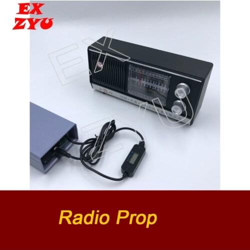 EXZYU Radio Prop real life escape room game tunes the radio to the corresponding FM frequency band chamber room