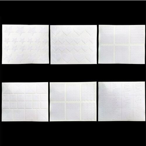 GIRL AND CAT Stencils For Nail Design