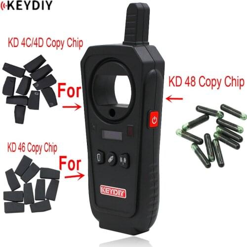 10PCS X KD remote key chip Copy 4C/4D / 46 / 48 Chip Car Key Chip for KD-X2 Key Programmer or KD-X2 main set machine