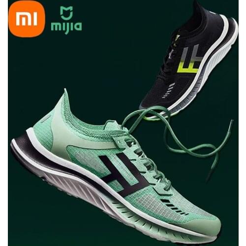 Xiaomi Mijia FREETIE Sneaker Walking Shoes European Size Flying Woven Running Sport Shoes Machine Washable Night Refective Strip