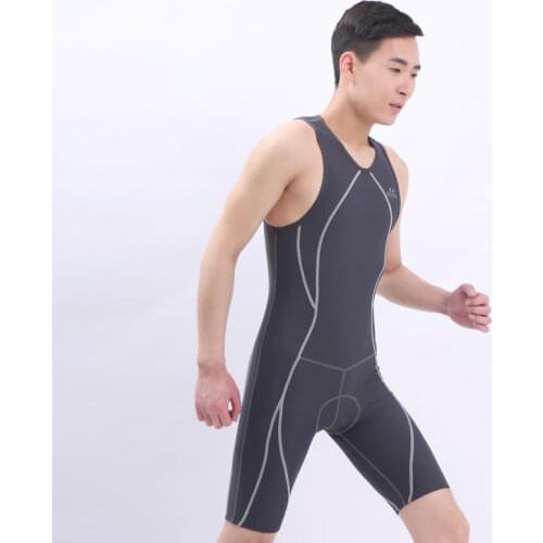 Unisex Swimwear Surf Clothing Shirt Thin Swimsuit Rash Guards Patchwork One Piece wetsuit cycling suit triathlon swimwear