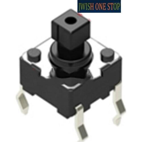 Square 6*6*7.3MM4 foot vertical micro touch button switch 4 feet 6x6x7.3