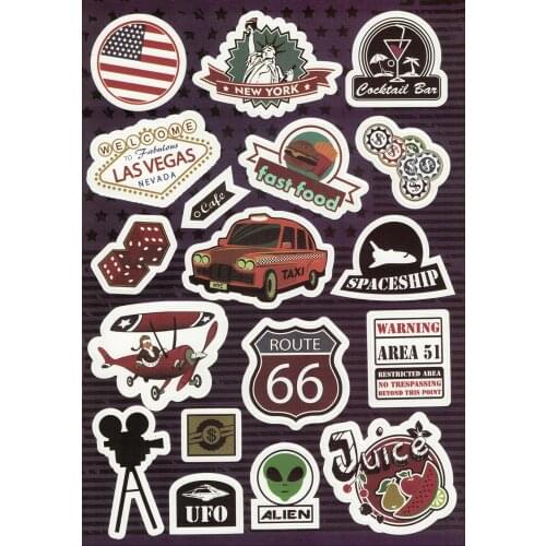 1pc Hot Sell York American Flag Pattern Diy PVC Laptop Tablet Skin Outlast Car Sticker For Microsoft Surface Pro 4 Sticker