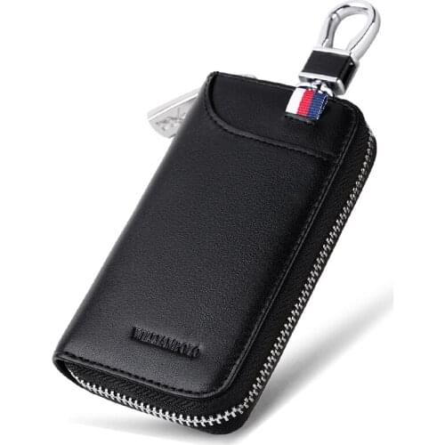 Genuine Leather Mens Wallet Mini Wallet Short Pack Drivers License Card