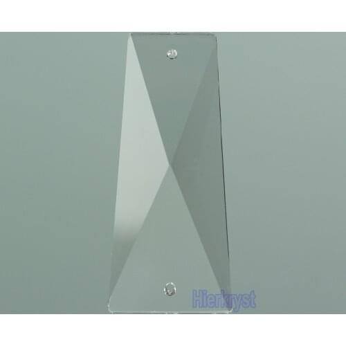 New Arrival K9 Clear Glass Crystal Chandeliers Lights Parts Pendants Trapezoid Crystals Lamp Drops 2pcs/lot 58mm 2.28"