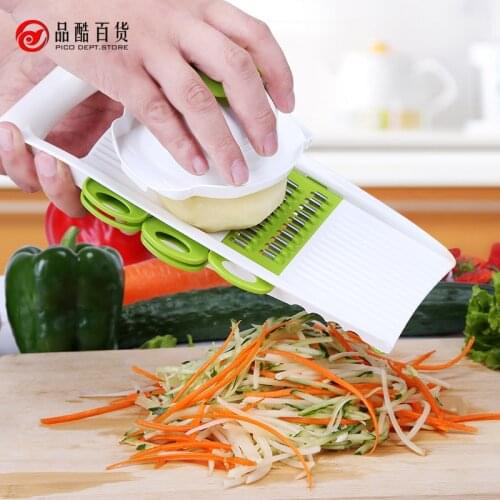 Vegetable Cutter Multifunctional Mandoline Slicer with 4 Interchangeable Stainless Steel Blades Peeler Slicer Grater cook tools