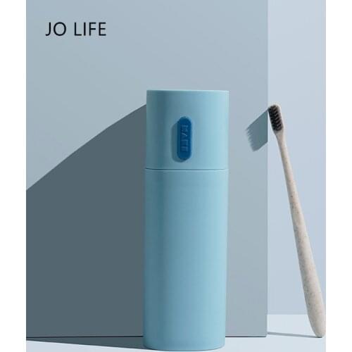 JO LIFE Portable Toothbrush Case Hiking Camping Storage Box Travel Toothbrush Cover Toothpaste Holder