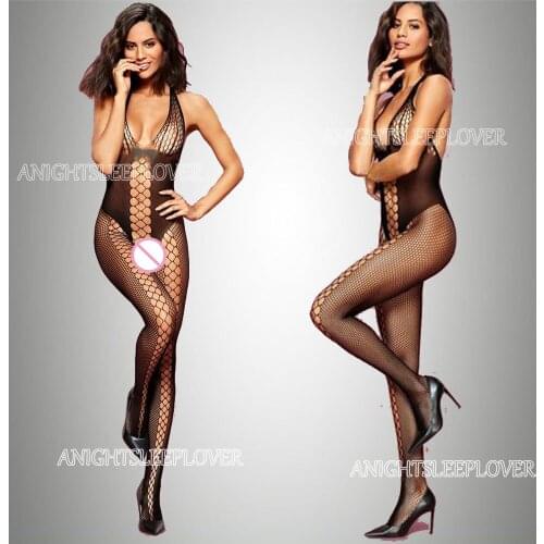 Porn Sexy Lingerie Bodysuit Underwear Sleepwear Women Tight Open Crotch Teddies Costumes Bodystocking Erotic Baby Doll Mujer