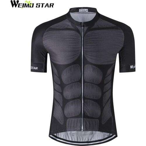 Weimostar Men cycling jersey 2017 pro team MTB Sport Cycling Clothing Summer Polyester Short Bike Jersey Breathable Bicycle Wear