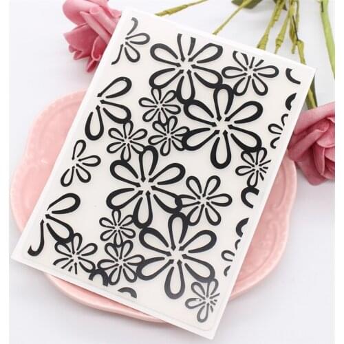 YPP CRAFT Flowers Plastic Embossing Folders for DIY Scrapbooking Paper Craft/Card Making Decoration Supplies