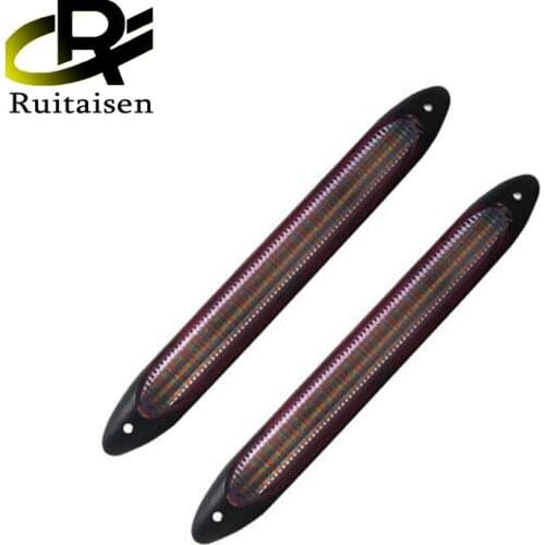 Car LED Daytime Running Lights Driving Turn Signal Lamp DC 12V White Sequential Flow Yellow DIY External Waterproof DRL