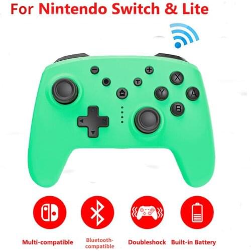 Wireless Professional Game Handle Bluetooth-compatible Plastic Controller Gamepad for Nintendo Switch Game Spport Voice Chat