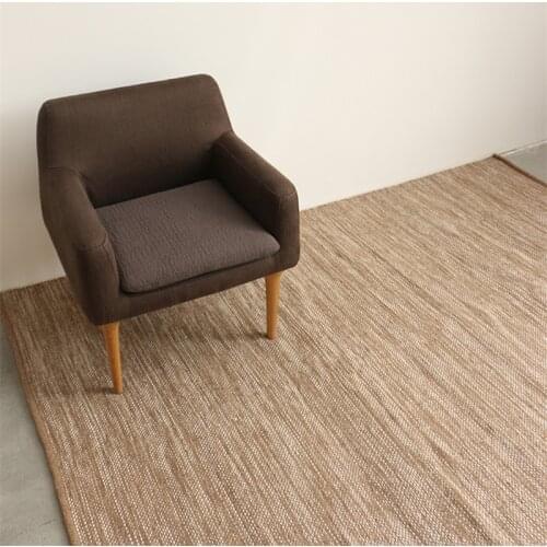 Large Carpets for Living Room Floor Indian Handmade Natural Wool Rugs Beige Bedroom Tapetes Modern Home Decoration Alfombra