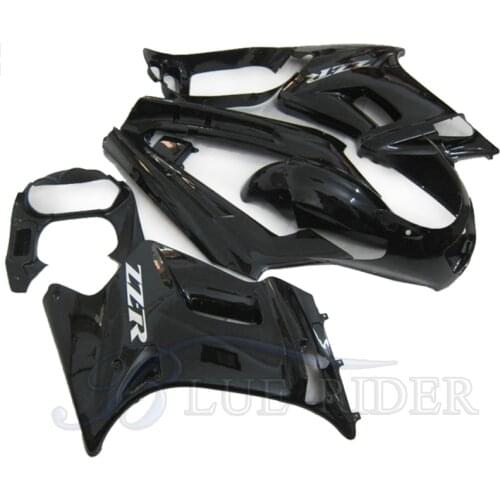 Custom Motorcycle Bodywork Parts Fairings Kits For KAWASAKI ZZR250 1990-2007 ZZR 250 90-07 ABS Plastic Sports Fairing Kits Black
