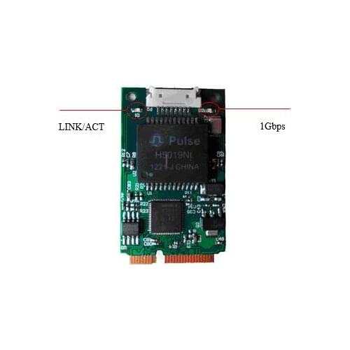 For Mini PCIe Intel gigabit mPCIe 82574 e1000e Ethernet card