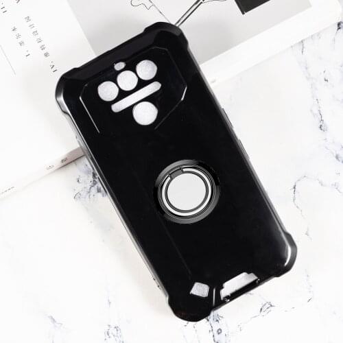 For Oukitel WP9 5.86" OukitelWP9 Ouk WP 9 Back Ring Holder Bracket Phone Case Smartphone TPU Soft Silicone Cover