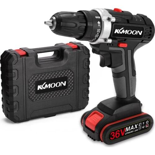 36V Electric Drill Cordless Drill High-power Battery Wireless Rechargeable Hand Drills Brush Motor Home DIY Electric Power Tools