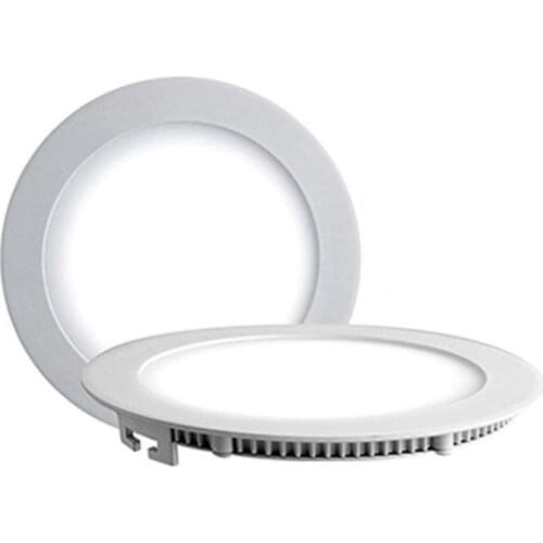 ELEKTROMER 240/50HZ 9 WATT 4 WHITE 145-130MM ROUND LED SPOT PANEL