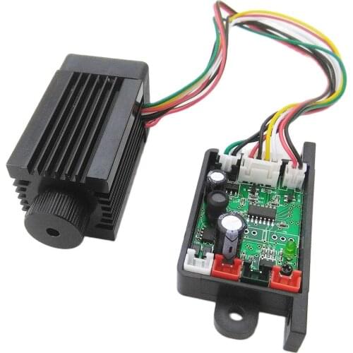 532nm 200mw Focusable Green Diode Laser Module TTL/PWM 12V RGB Stage Lighting Accessories