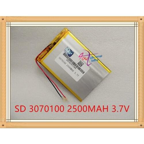 Liter energy battery 3.7V lithium polymer battery 3070100 2500MAH tablet computer navigation built-in battery