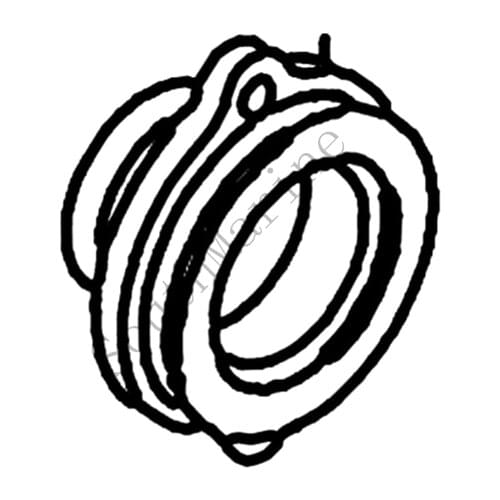 Boat Motor F4-03050001 Lower casing cover for Parsun HDX F4 F5 outboard motor 4-stroke