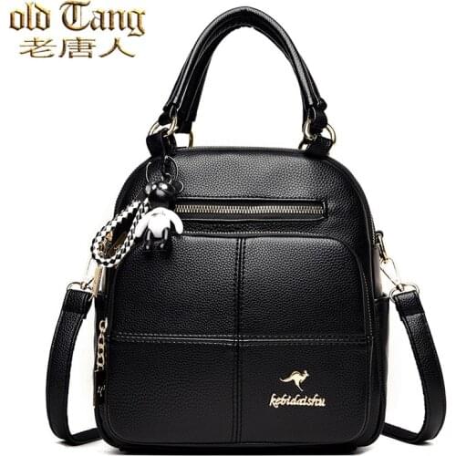 New Multifunction Backpack for Women 2021 Large Capacity Designer Student School Backpacks Teenage Light Shoulder Bags