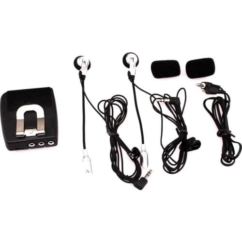 Motorcycle Moto Motorbike Helmet Front Back Intercom Headset Plastic Motorcycle Helmet Intercom Headphones intercom motorcycle