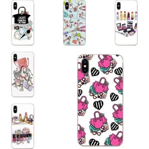 Makeup Perfume Lipstick Make Up Soft Cellphone Transparent For Xiaomi Redmi mi10 lite Pro Note 9 PRO Max 9s Mi9 K30 K20 Pro 5G