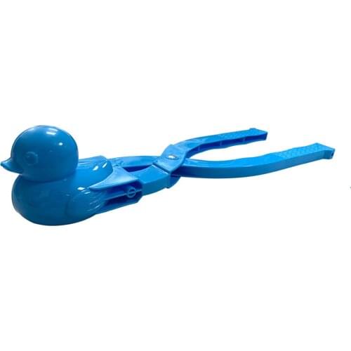 New Winter Snowball Maker Clip for Kids Duck Shape Outdoor Sand Snow Ball Mold Toys Snowball Fight for Children SCI88