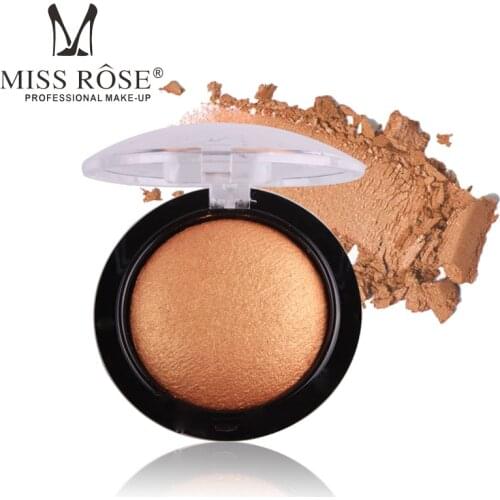 Miss Rose makeup baked eyeshadow powder 24 colors shimmer metallic eyeshadow palette waterproof glitter eyeshadow MS083