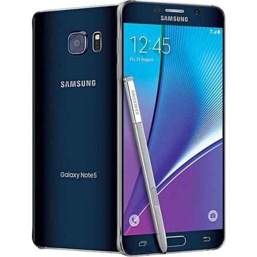 Unlocked Samsung Galaxy Note 5 N920A N920P Mobile Phone 4GB RAM 32GB ROM 16MP 5.7'' WIFI GPS WIFI 4G LTE Cell Phone With Stylus