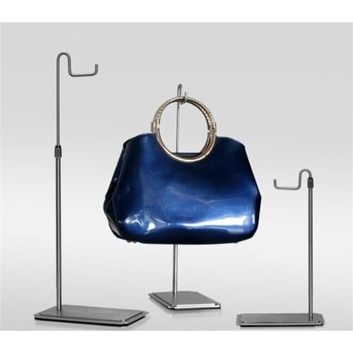 Clothing Store Bag Display Rack Stainless Steel Silk Scarf Collar Rack Window Display Holder