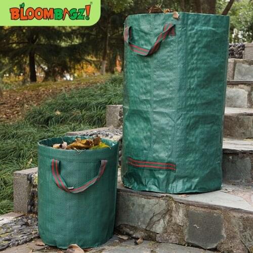 Thick PE Bags Multi-purpose Household Litter Storage Bags Trash Bin Foldable Garden Litter Bags