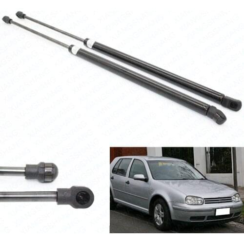 1Pair Front Hood Lift Supports Gas Spring Shocks Struts for Volkswagen Golf 1998-2004 2005 500 mm for Volkswagen Jetta 2001-2005