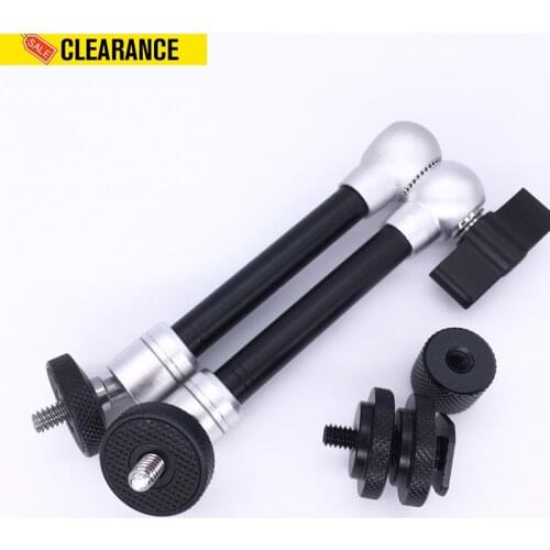 11"/28cm Articulating Magic Friction Arm Work with DSLR Camera Rig Cage LCD Monitor LED Light