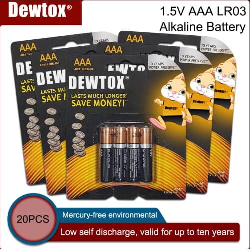 20PCS Original DURACELL 1.5V AAA Alkaline Battery LR03 For Electric toothbrush Toy Flashlight Mouse clock Dry Primary Battery