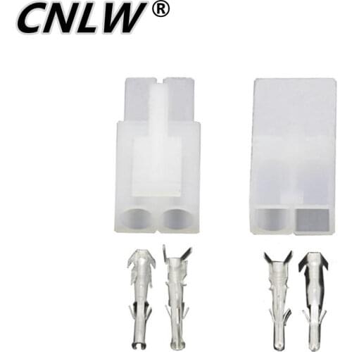 Big Tamiya 2 Pin/Way L6.2-2P Connector Plug Male and Female Air Docking Connector 6.2mm Pitch Electrical Connector