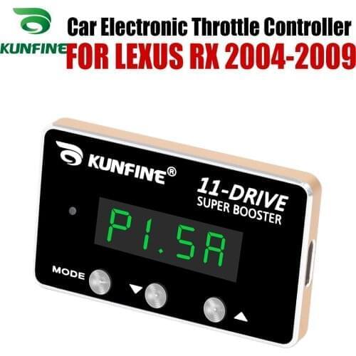 KUNFINE Car Electronic Throttle Controller Racing Accelerator Potent Booster For LEXUS RX 2004-2009 Tuning Parts