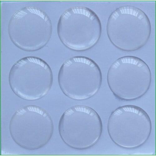Free shipping: 1" 25.4 mm round clear transparent epoxy Stickers resin 3D domes for bottle cap necklace 1000 pcs/lot