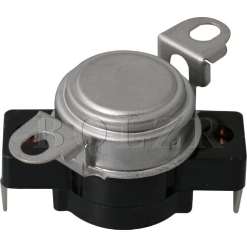 BQLZR Black Metal Dryer Safety Thermostat 3204267 Fit for Dryer Thermostat Replacement Part