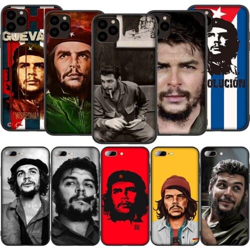 T33 Che Guevara Smoking Cigar Silicone Soft Case for iPhone 12 Mini 11 Pro XS Max XR X 8 7 6 6S Plus 5 5S SE 2020
