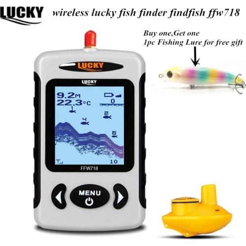 Fish location Fish Finder lucky ffw718 wireless sonar fish finder findfish portable deeper fishfinder monitoring Ice LureFishing