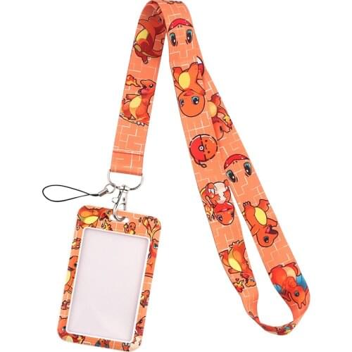 JF488 Cute Animal Lanyards Neck Strap Lanyard Card ID Holder Gym Keychain Key Holder DIY Hanging Rope Key Rings